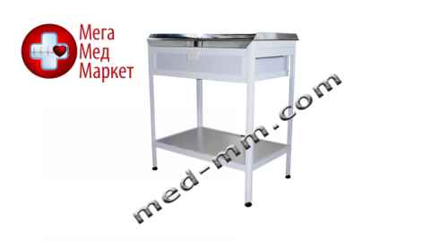 Купить Столик манипуляционный столешница из нержавеющей стали СМ-3 цена, характеристики, отзывы